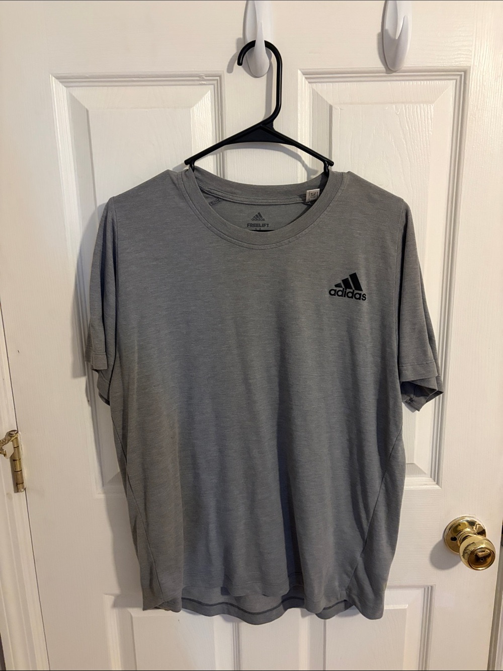 adidas Gray Short-Sleeve Performance Tee